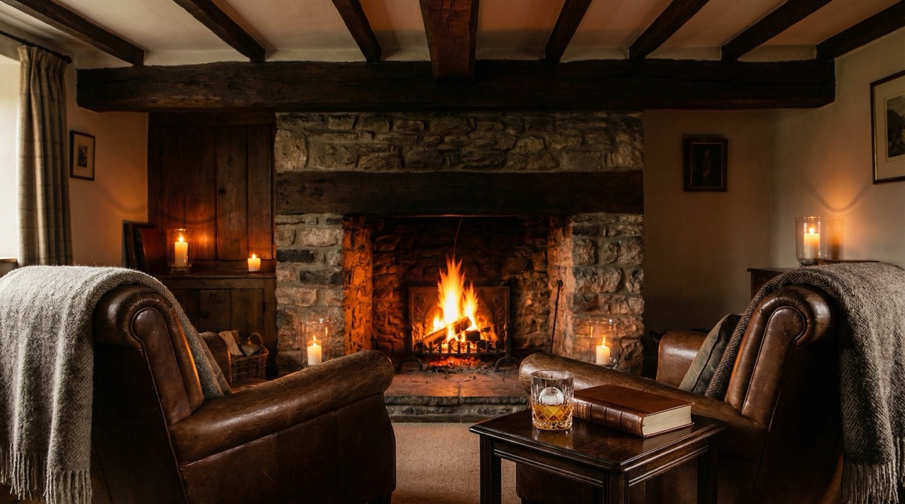 Ember & Stone fireplace
