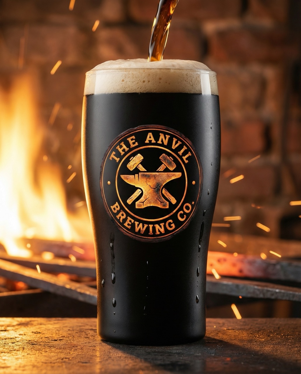 The Anvil pint and product