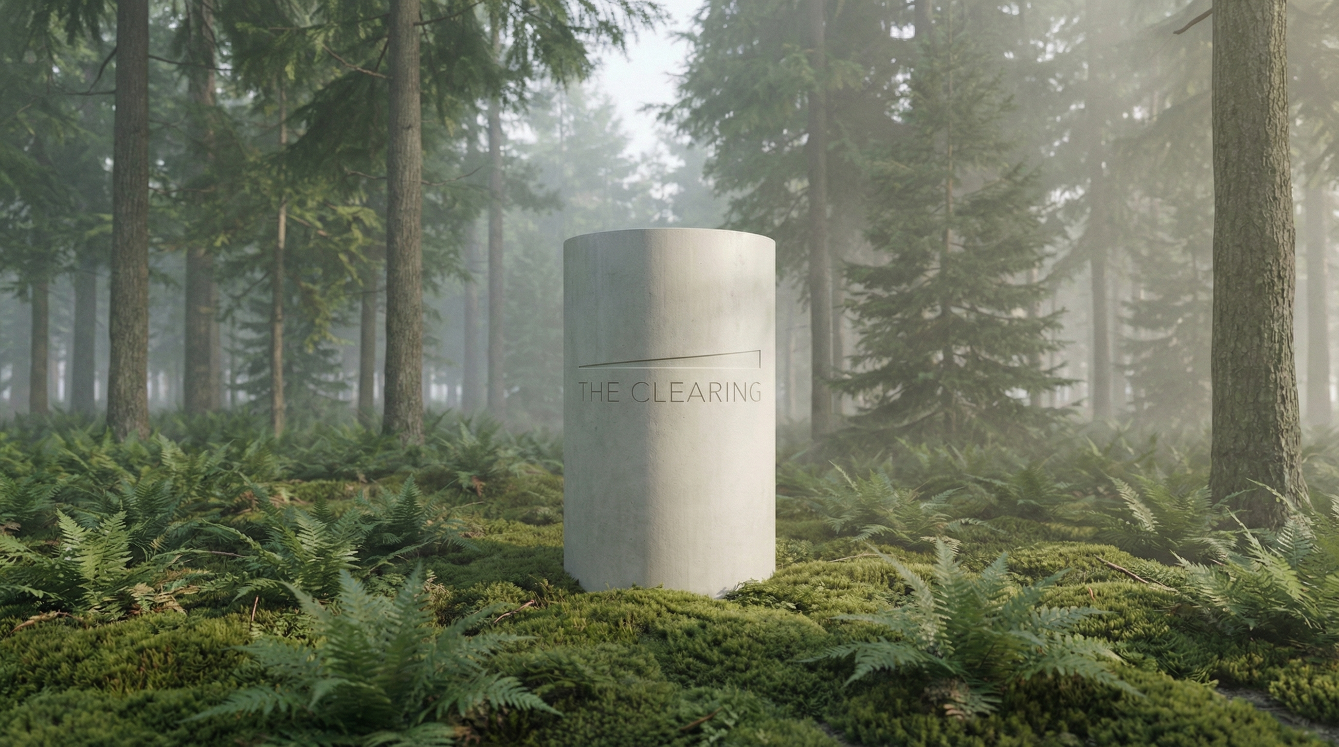 The Clearing entrance signage