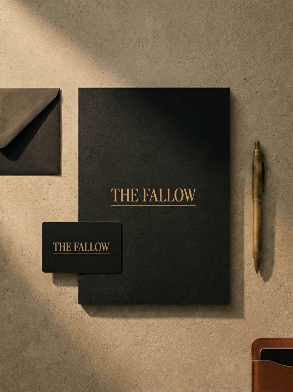 The Fallow stationery collateral